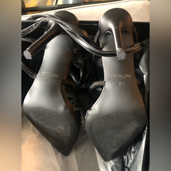 Black scrappy studded heels - Picture 7 of 7